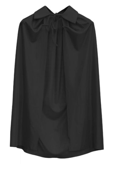 Siyah Renk Yakalı Çocuk Pelerin 90 cm (5286)