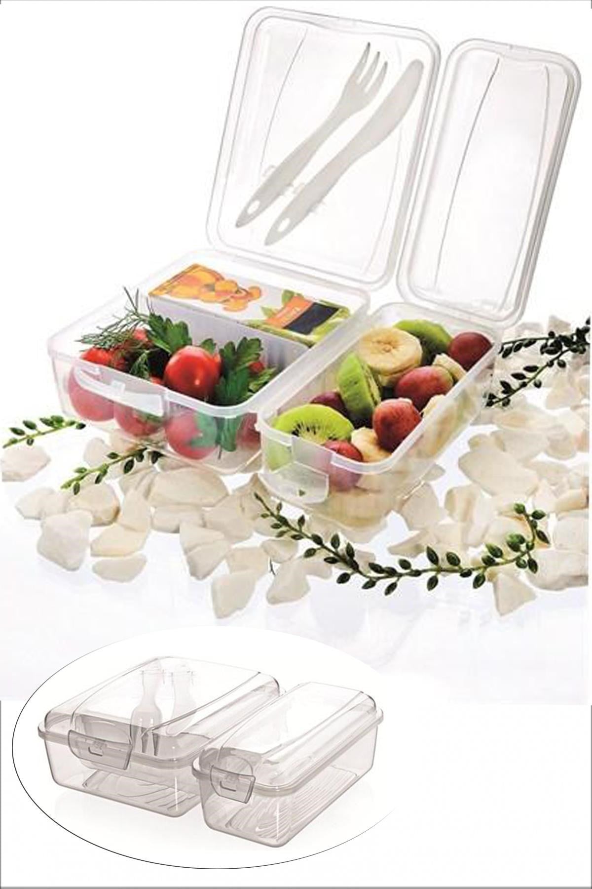Takeaway Ergonomik Asorti Çatal Bıçaklı Pratik Yoğurt Saklama Kabı (5286)