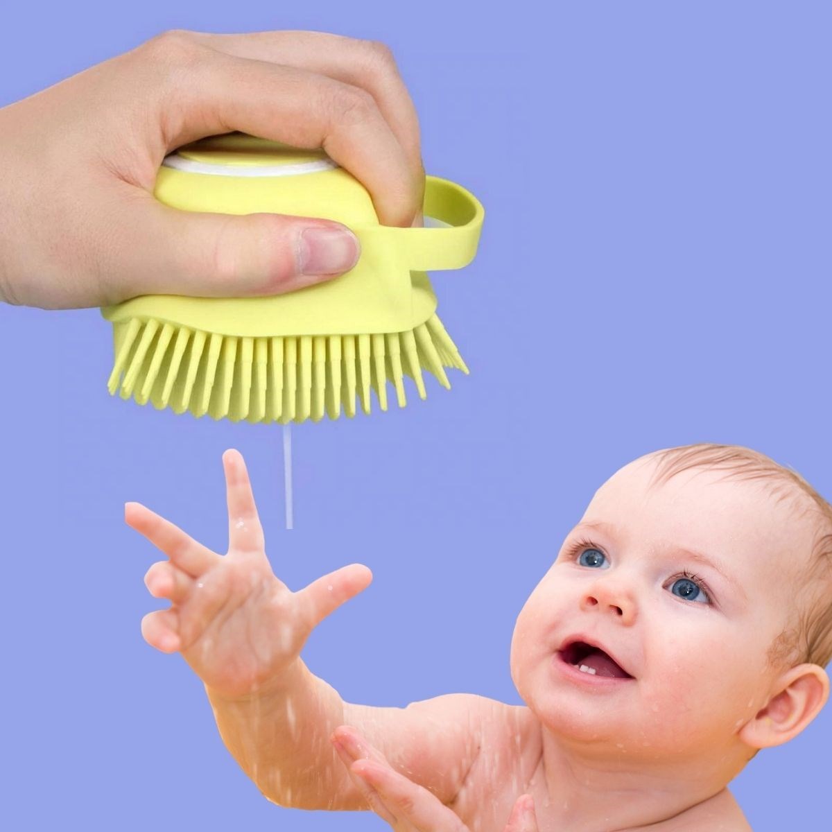 Yumuşak Silikon Malzemeli Esnek Jel Hazneli Masaj Fonksiyonlu Etkili Banyo Duş Kese Lifi (5286)