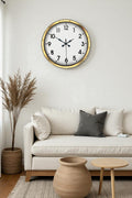 Royal White Gold Classic 40 Cm Metal Duvar Saati
