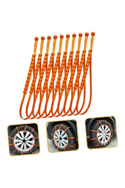 10PCS PLASTİK ZİNCİR OTO LASTİK KAR KELEPÇESİ = CIRTLI (5286)