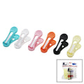 12PCS   YAYSIZ  PLASTİK RENKLİ MANDAL (5286)