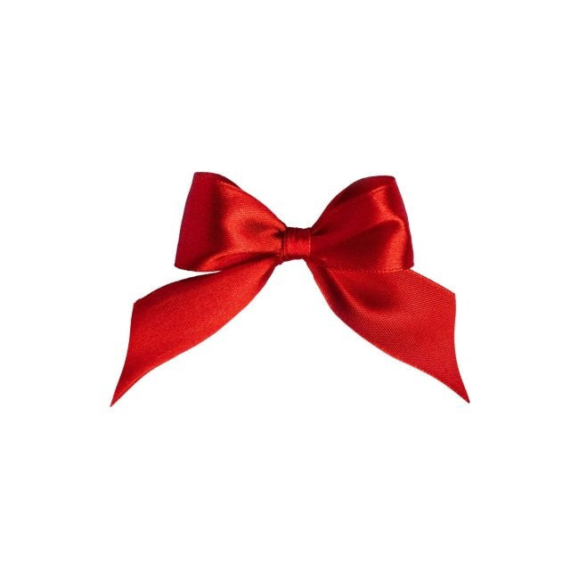 Saten Kurdele 6 cm Kırmızı 2 Metre
