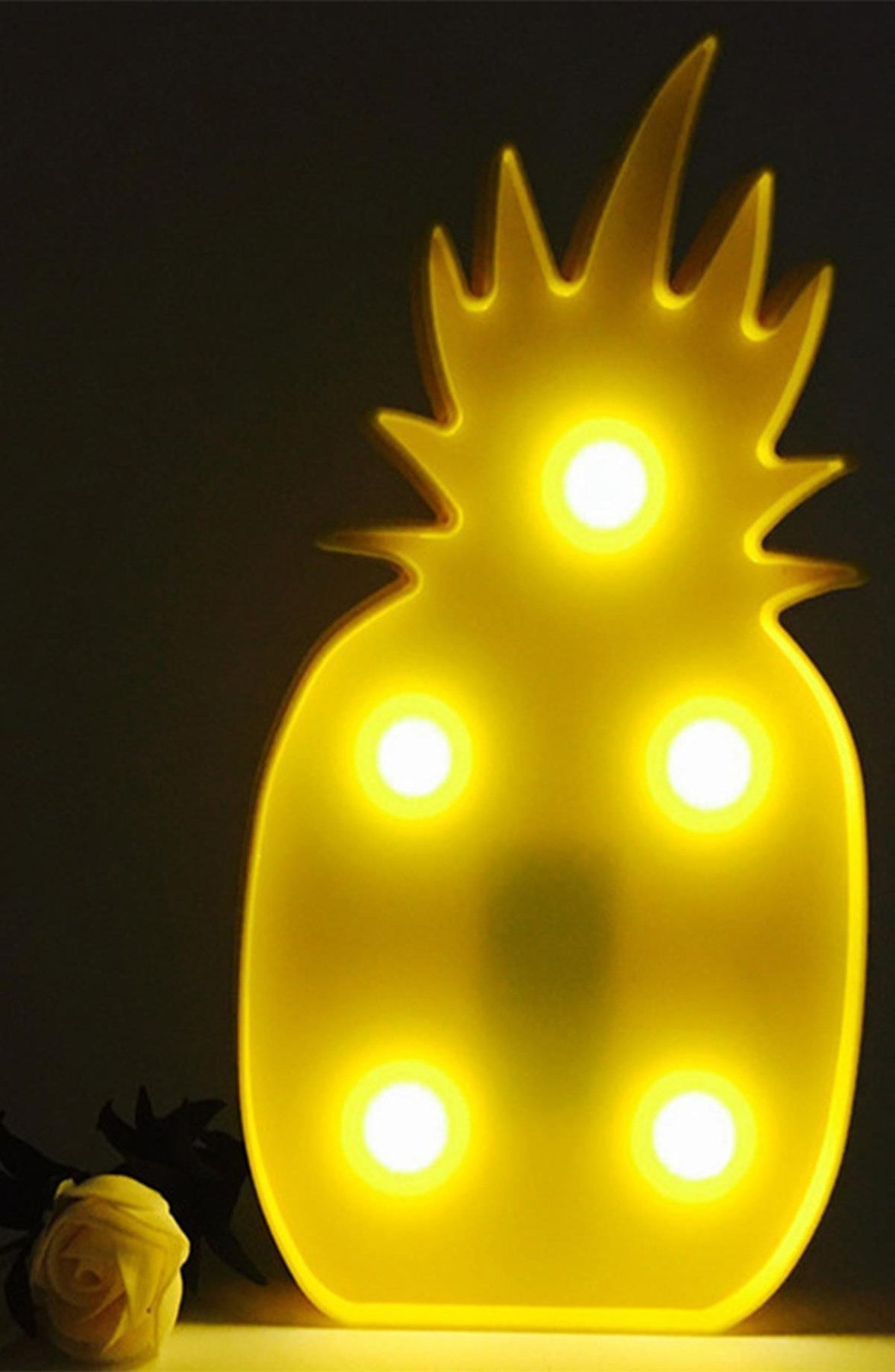 ANKAVERSE® Eğlenceli Ananas LED Gece Lambası