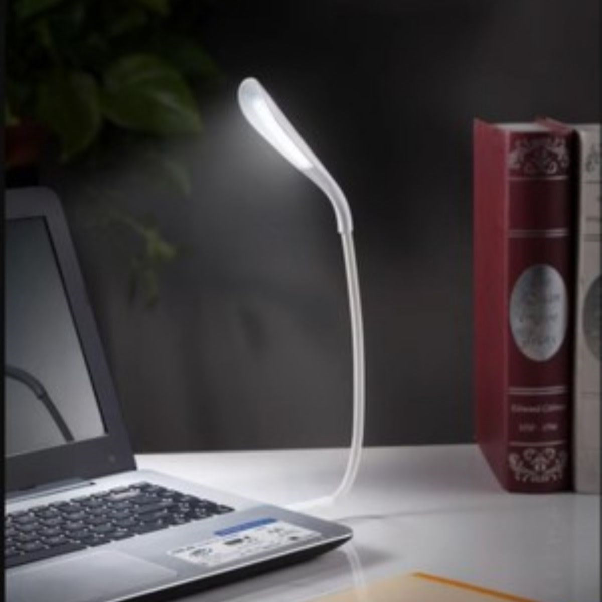 ANKAVERSE® USB Dokunmatik 14 LED Masa Lambası - Beyaz