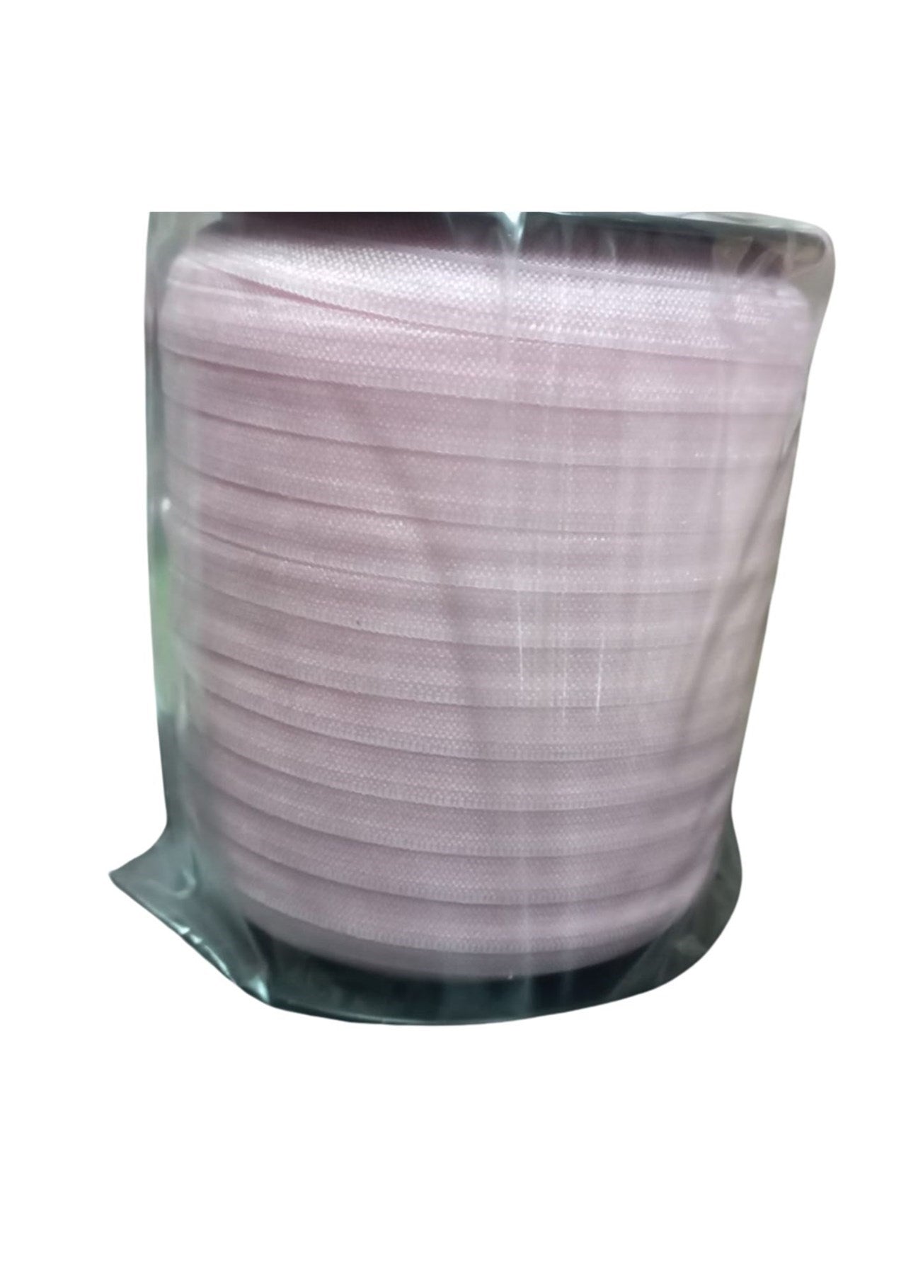 Çamaşır Lastiği Düz 1 cm  75 Metre 1 Top Açık Pembe