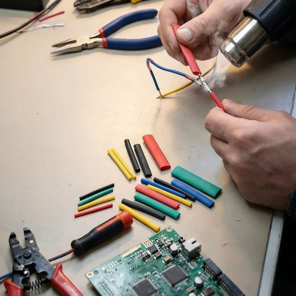 164 Parça Isı ile Daralan Makaron Seti – Elektrik Kablo İzolasyon & Koruma Kılıfı, Renkli Shrink Tube Set (5286)