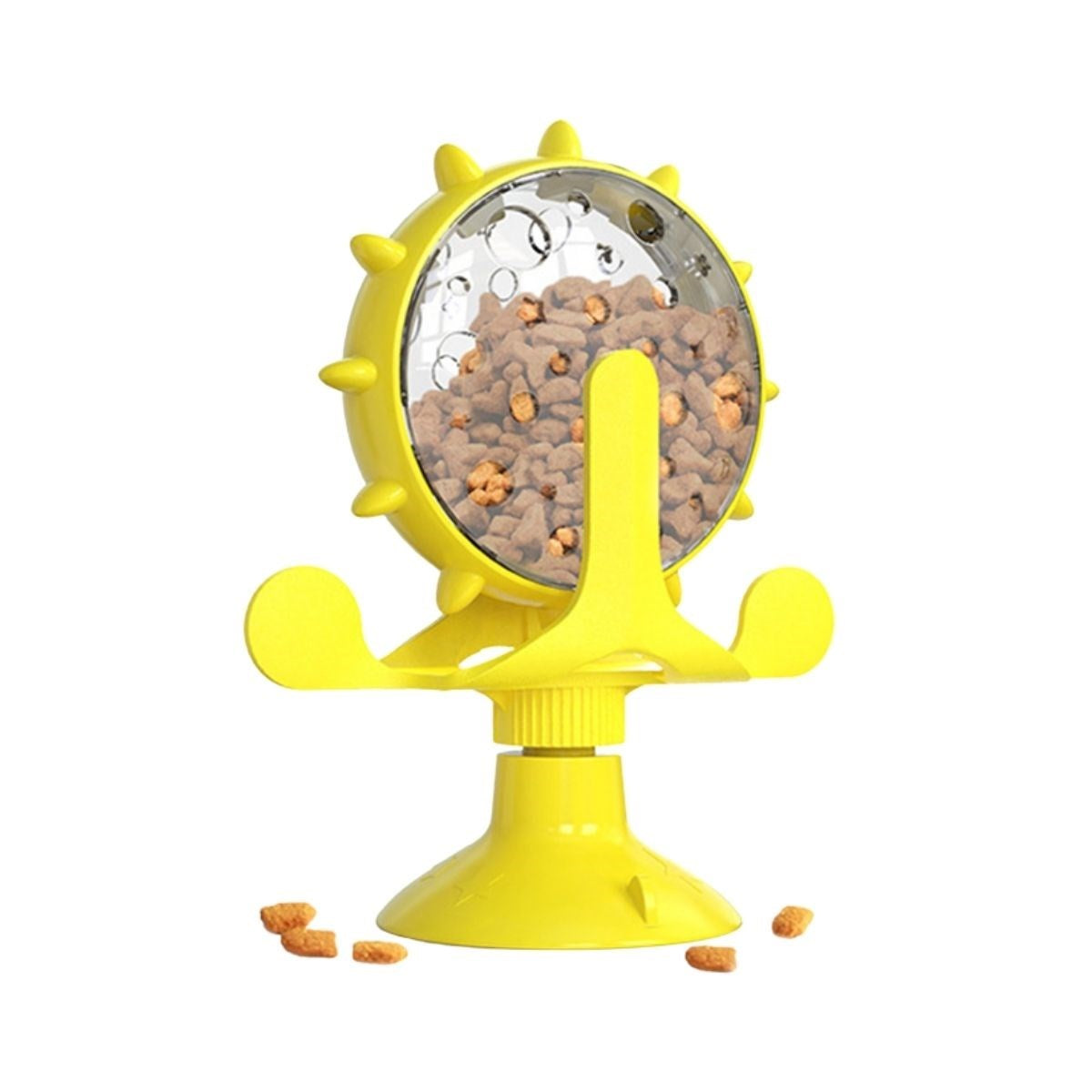 ANKAVERSE® Vantuzlu İnteraktif Dönen Kedi Oyuncağı