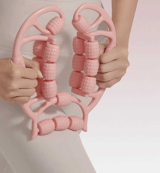 18 Tekerlekli Selülit Masaj Aleti Lenf Drenaj Rulosu (5286)