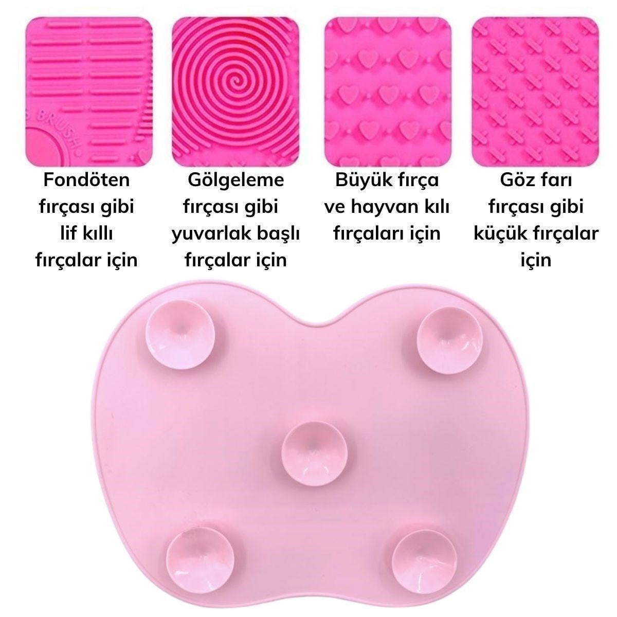 ANKAVERSE® Pratik Makyaj Fırçası Temizleme Matı