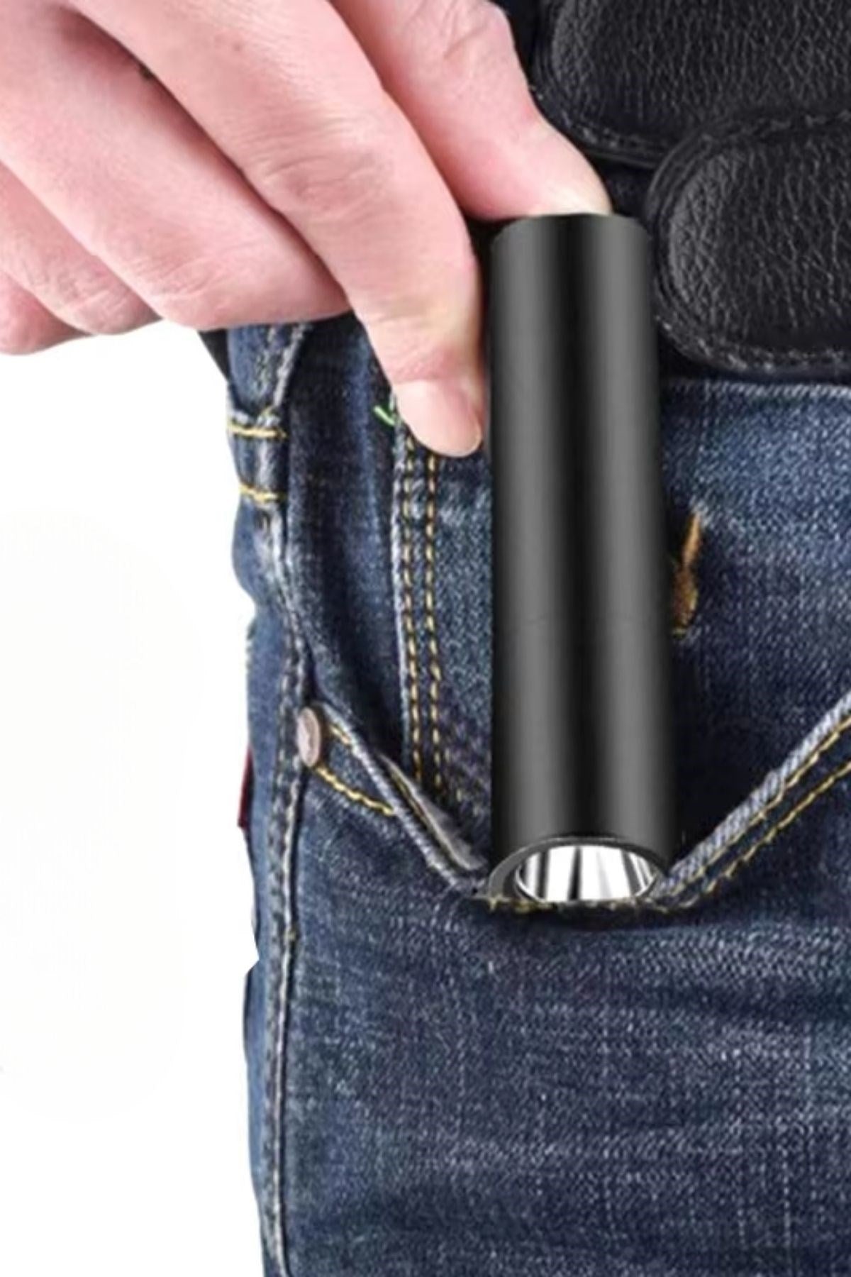 ANKAVERSE® Mini Cep Boy USB İle Şarj Olan Oje Kurutucu Sahte Para Kontol LED UV Mor Işık El Feneri