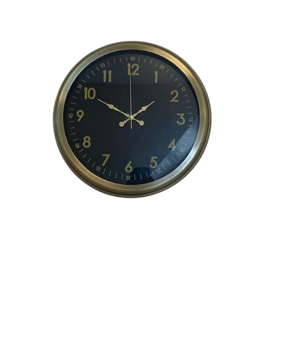 Zentime İhtişam Eskitme 40 Cm Metal Duvar Saati