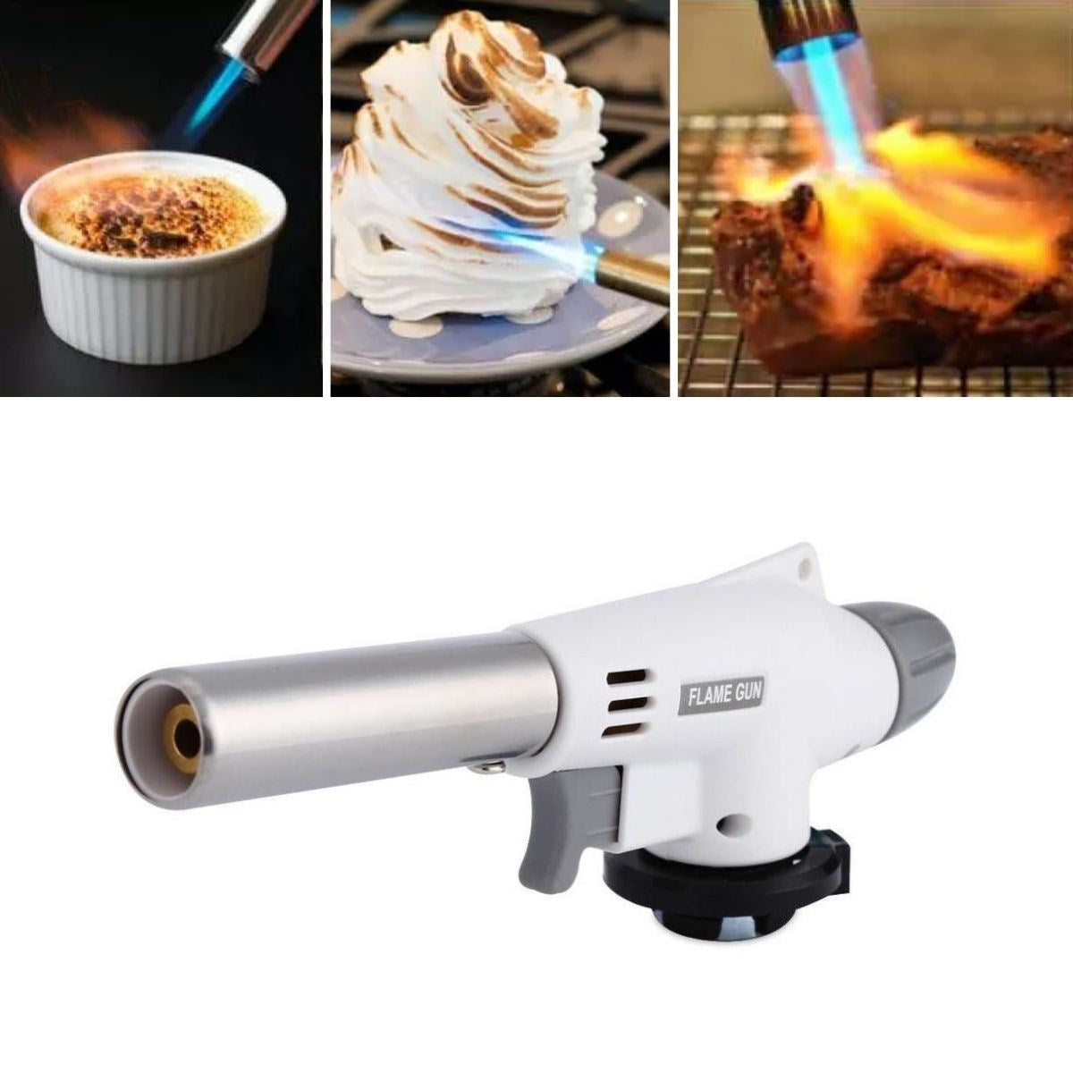 ANKAVERSE®  1300°C Çok Amaçlı Gaz Torch Çakmak - Mutfak, Mangal, Lehimleme Pürmüz Alev Tabancası