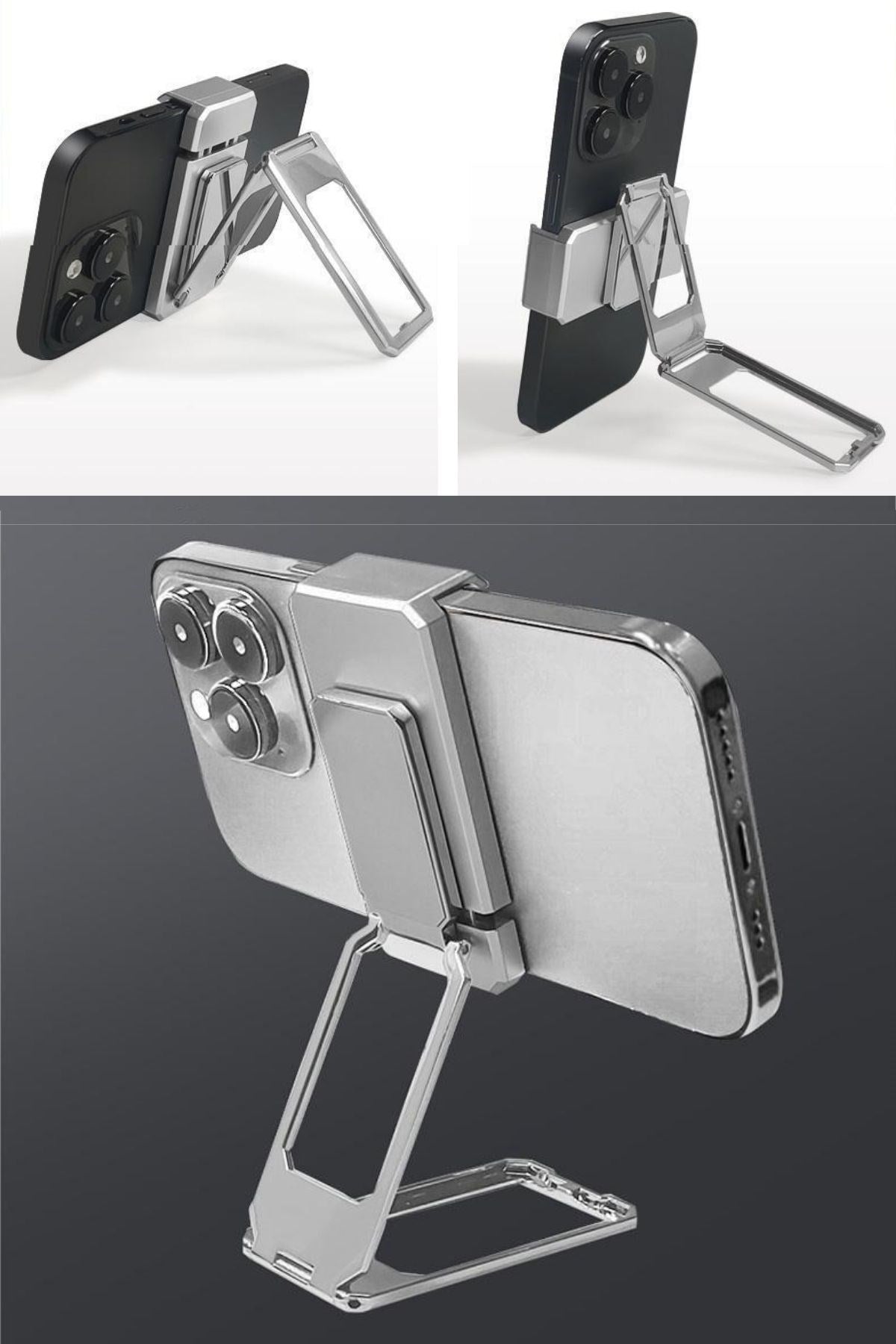 ANKAVERSE® 360° Döner Evrensel Metal Telefon Standı