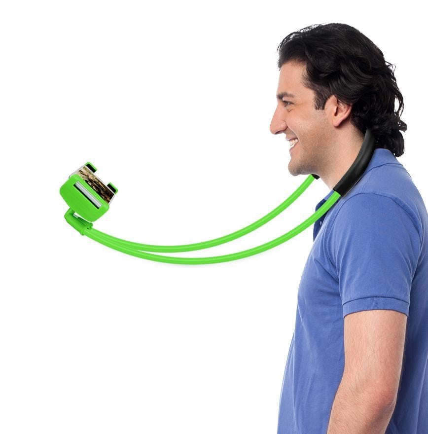 ANKAVERSE® Boyuna Asılan Ergonomik 360 Derece Cep Telefonu Tutucu Stand