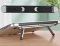 2 Kademeli Katlanabilir ve Yapışkanlı Laptop Standı Siyah (5286)
