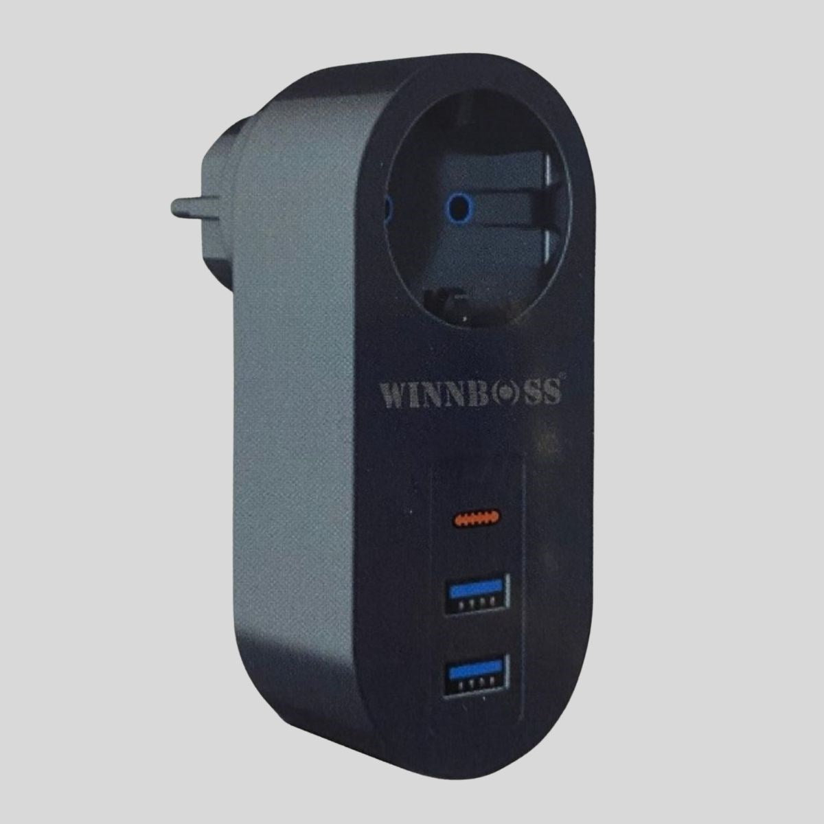 2 USB,1 TYPE-C Girişli 1'li Çocuk Korumalı,Isıya Karşı Dayanıklı 2500Watt Termal Akım Korumalı Priz (5286)