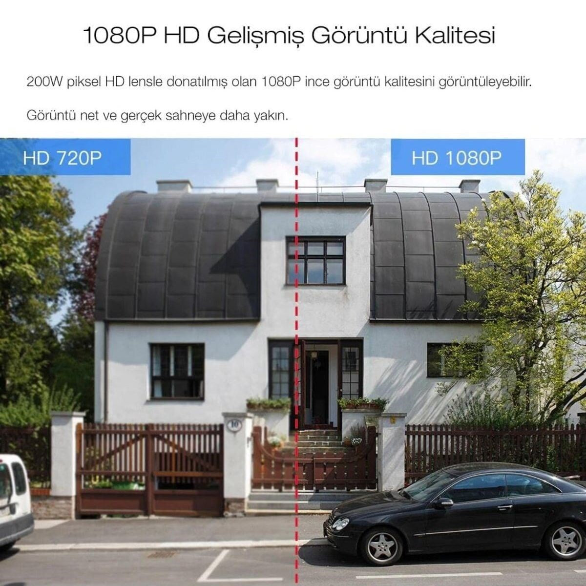 ANKAVERSE® 20MP HD Su Geçirmez WiFi Güvenlik Kamerası