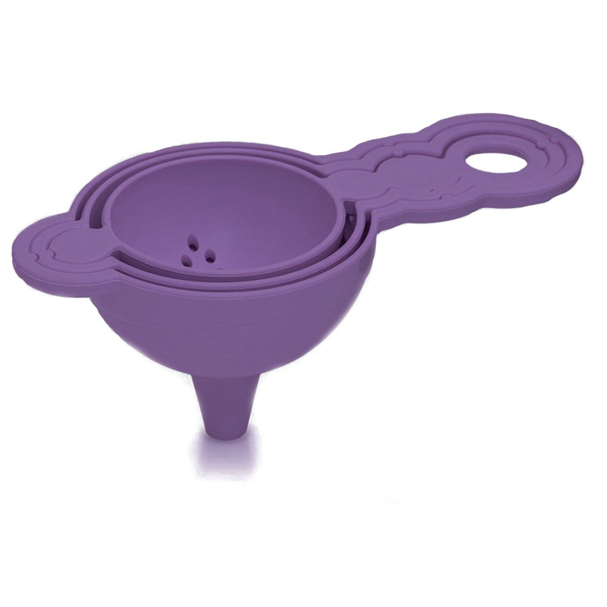 ANKAVERSE® 3'ü 1 Arada Pratik Mutfak Seti: Yumurta Ayırıcı, Huni ve Mini Süzgeç