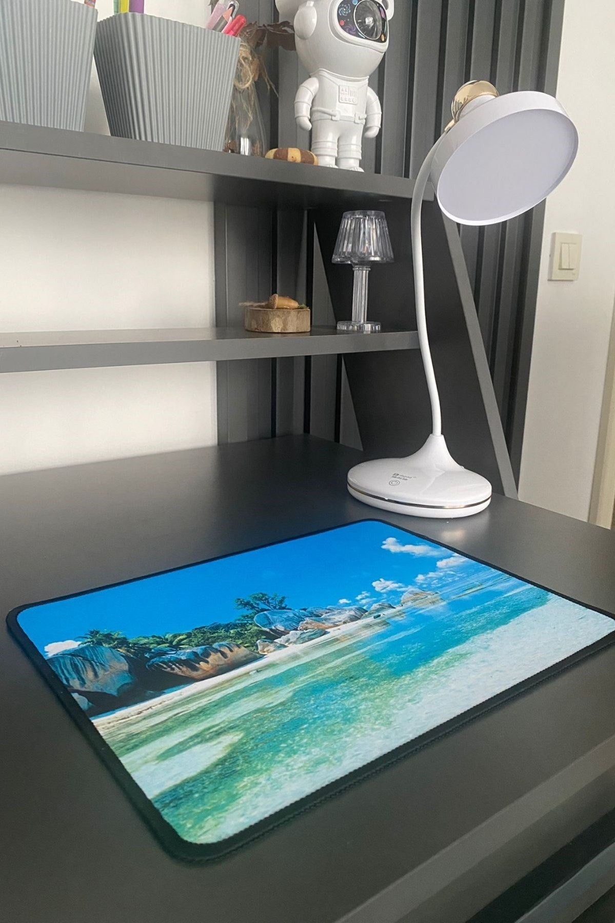 ANKAVERSE® 25x32 cm Küçük Boy Mouse Pad Manzara Ada