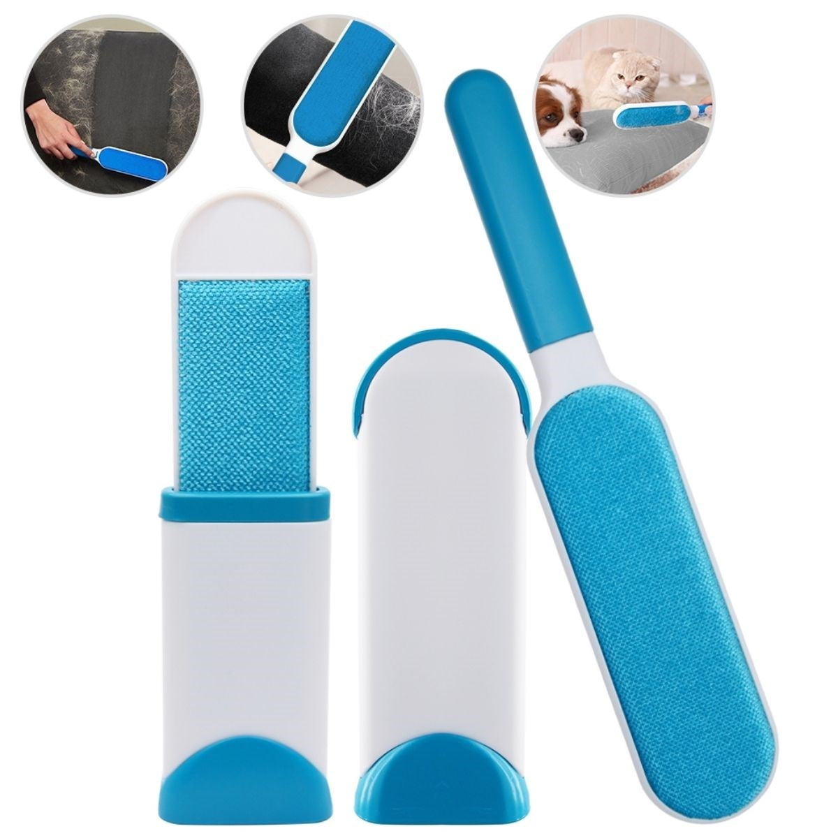 ANKAVERSE® 2Li Set Kıl Tüy Toplayıcı Kendinden Temizlemeli Tarak