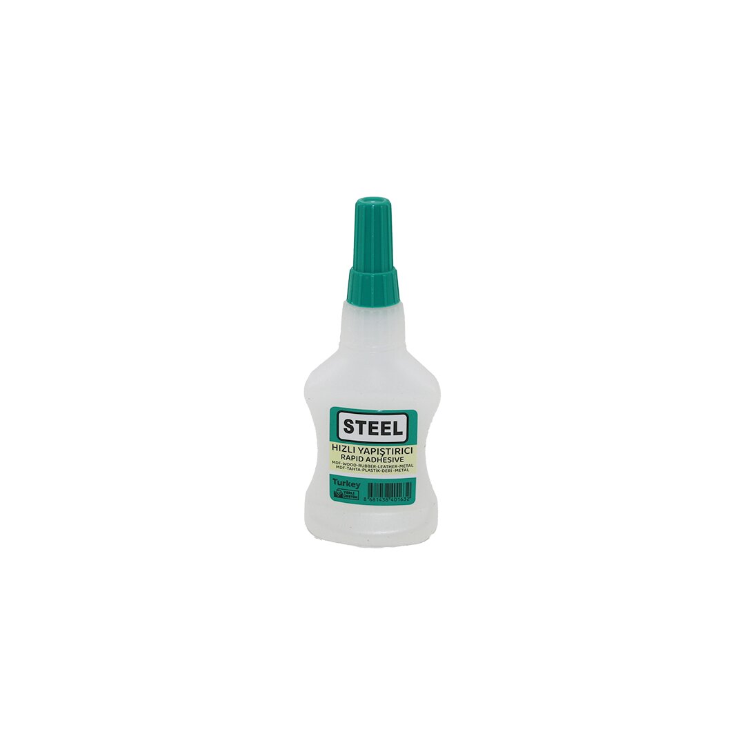 WİNCELL STEEL HIZLI YAPIŞTIRICI 37GR 200ML MDF-AHŞAP-METAL-PLASTİK-DERİ (5286)