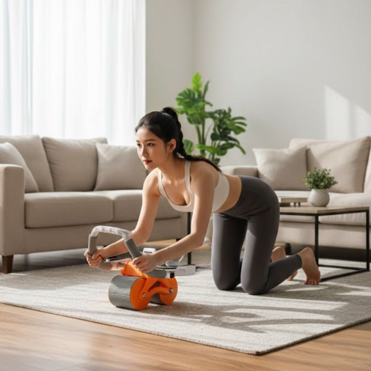 ANKAVERSE® Dijital Sayaçlı Çek-Bırak Mekik Aleti – Karın ve Core Güçlendirici Evde Spor Aleti