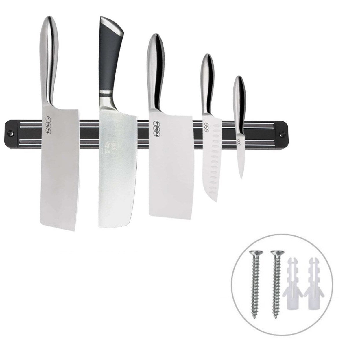 ANKAVERSE® Mıknatıslı Paslanmaz Duvar Bıçak Askısı Standı 33 Cm  Aparat