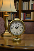 Premium Vintage 25 x 20 Cm Eskitme Metal Masa Saati
