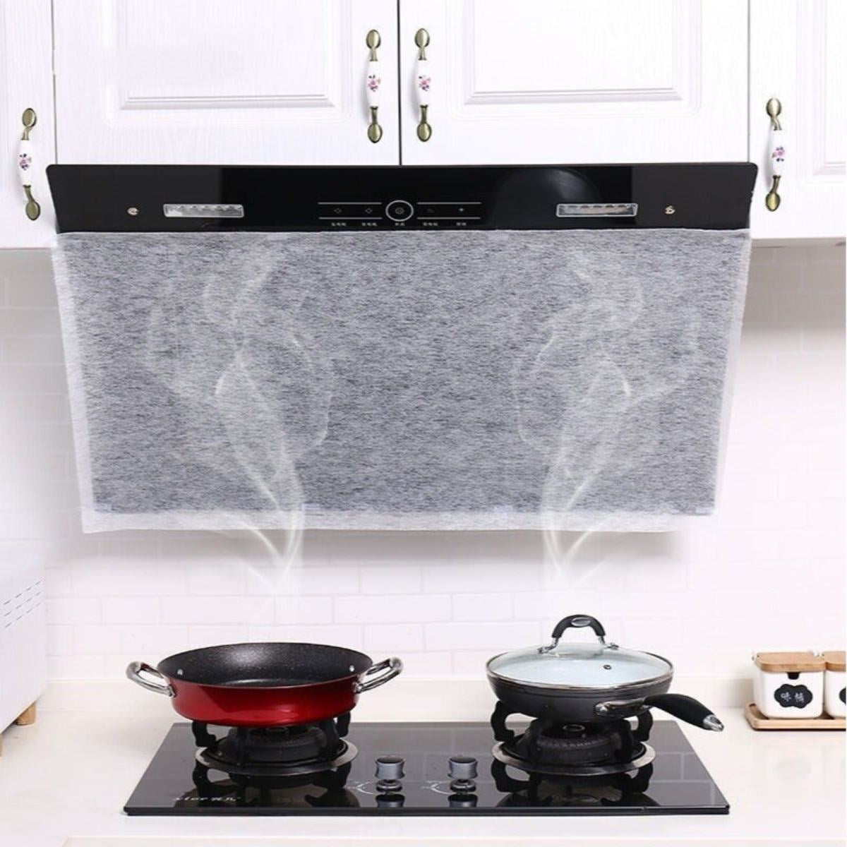 ANKAVERSE® Yağ Emici Davlumbaz Filtresi - 2'li Set, 45x90cm