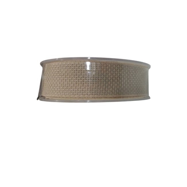 Keten Kurdele 25 Mm Bej 1 Metre