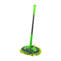 25CM - OVAL   MAKARNA  MOP RENKLİ MİKROFİBER  180° HAREKETLİ - UZAYAN METAL SAPLI= 54--90CM (5286)