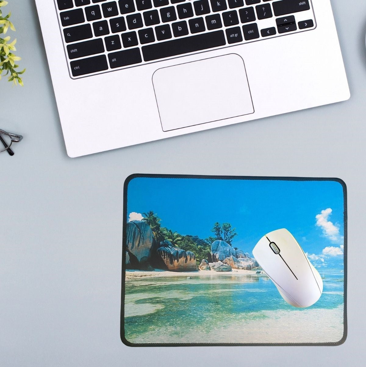 25x32 cm Küçük Boy Mouse Pad Manzara Ada (5286)