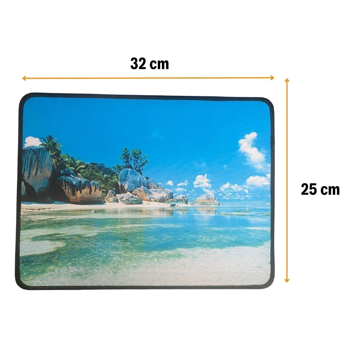 25x32 cm Küçük Boy Mouse Pad Manzara Ada (5286)