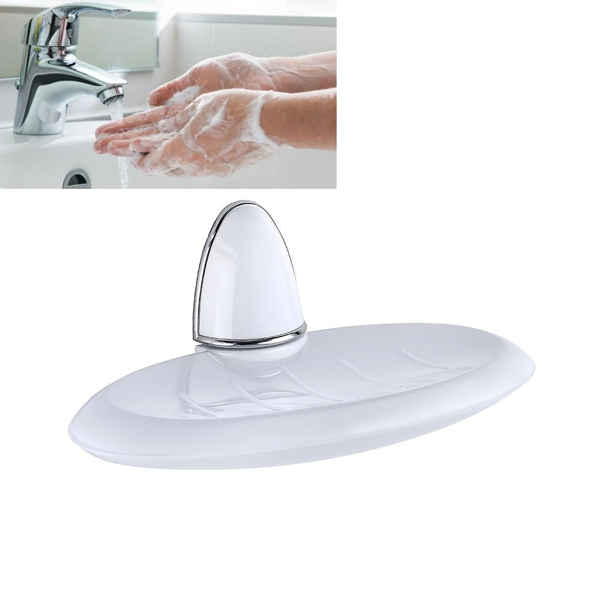 ANKAVERSE® Lüks Beyaz Dekoratif Sabun Tutucu Stand