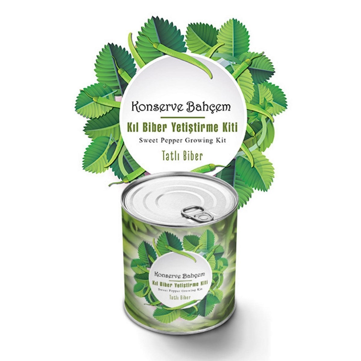 ANKAVERSE® Konserve Bahçem: Evde Tatlı Sivri Biber Yetiştirme Kiti