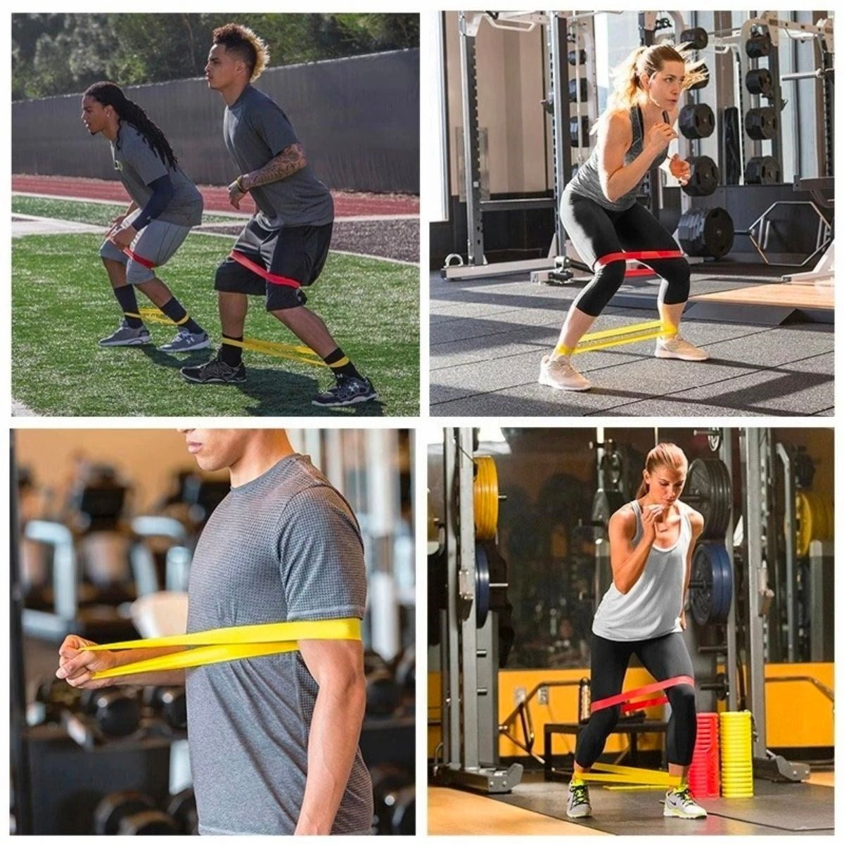 ANKAVERSE® 5'li Direnç Bant Seti - Pilates ve Crossfit İçin