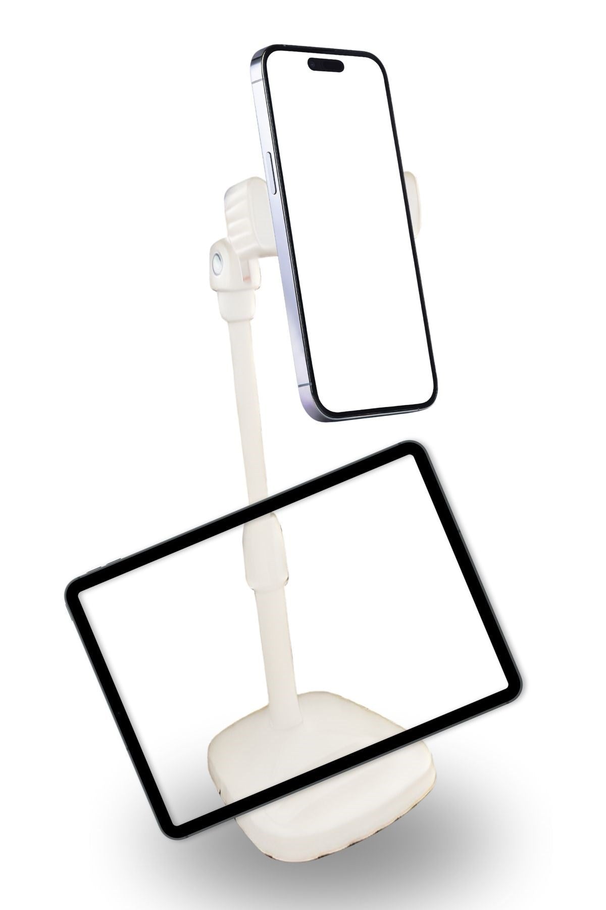 ANKAVERSE® Beyaz Masaüstü Tablet ve Telefon Standı
