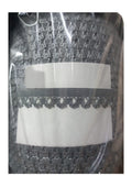 Çamaşır Lastiği Dantelli 1 cm 1 Metre Gri
