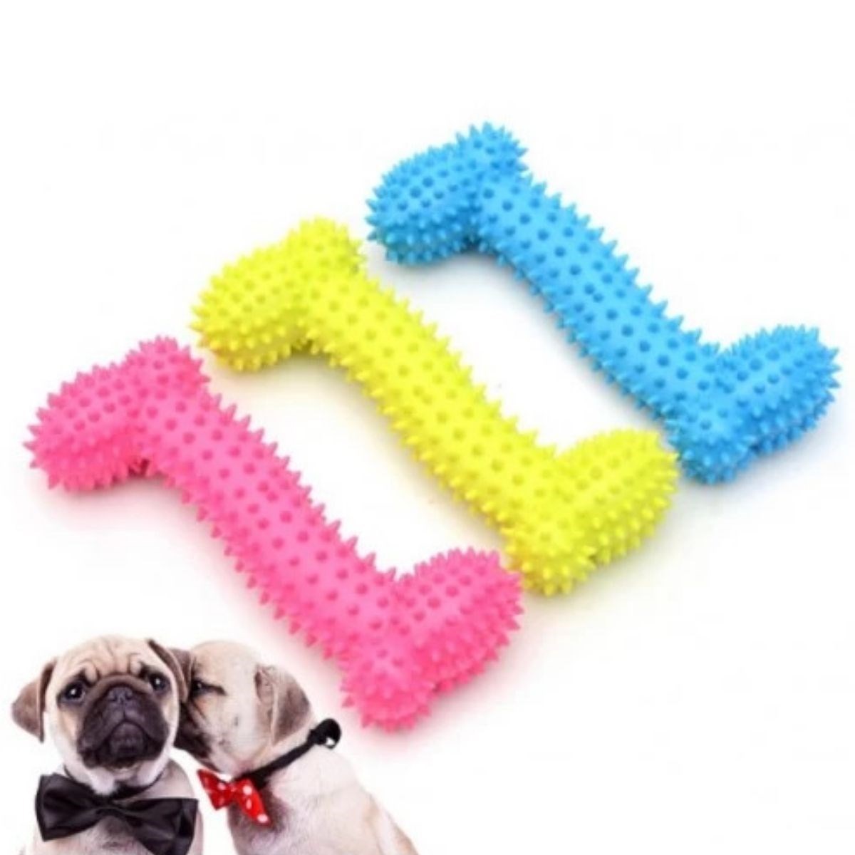 ANKAVERSE® Tiny Tırtıklı Kemik Köpek Oyuncağı