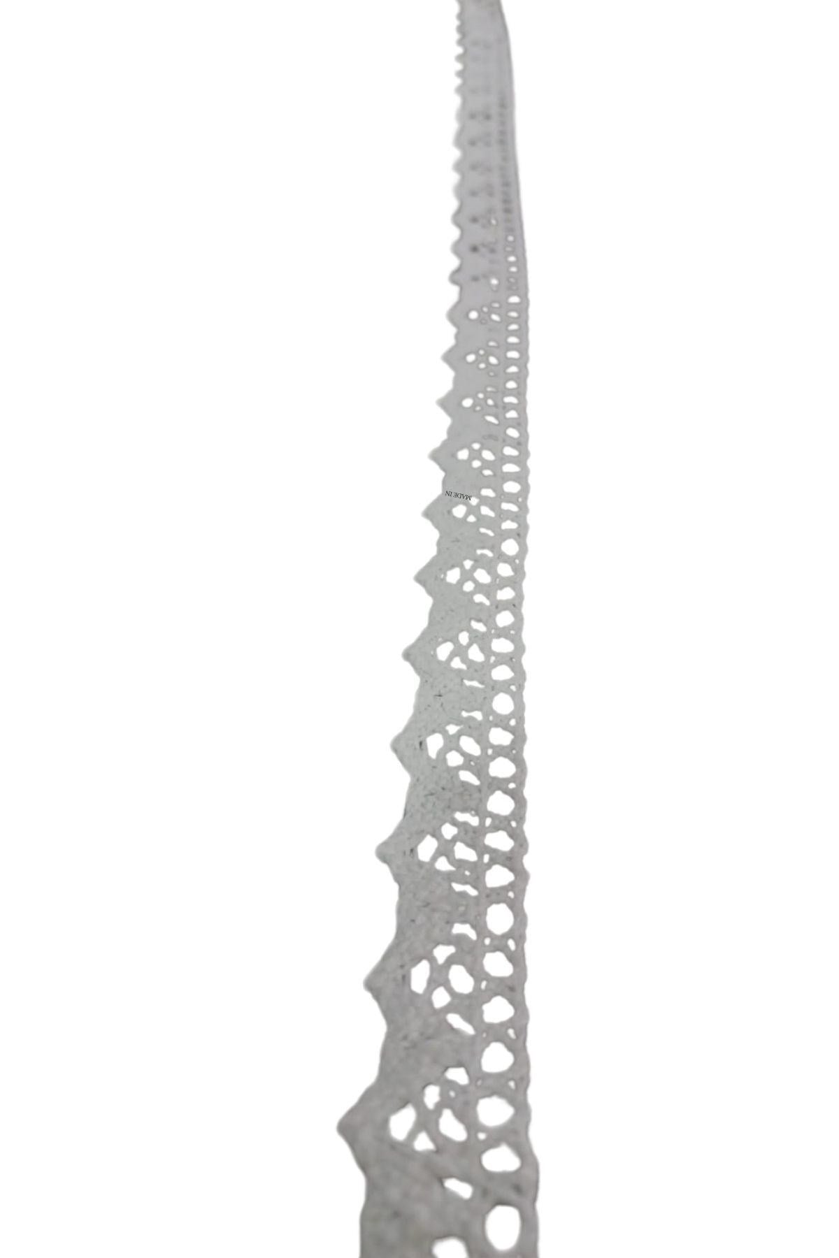 Kopanaki Dantel en 1,5 cm Beyaz 10 Metre