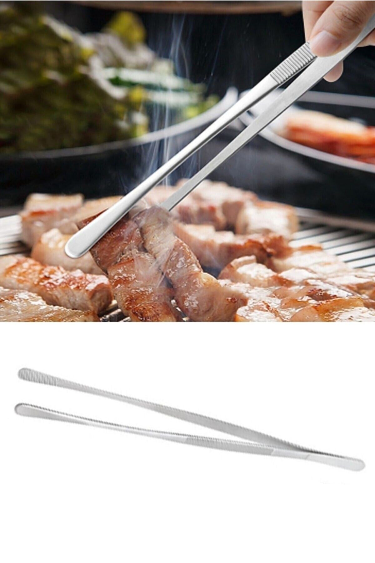 ANKAVERSE®  Yiyecek Servis Maşası Air Fryer  Master Chef Şef Cımbızı Et Kızartma Barbekü Aleti 30 Cm
