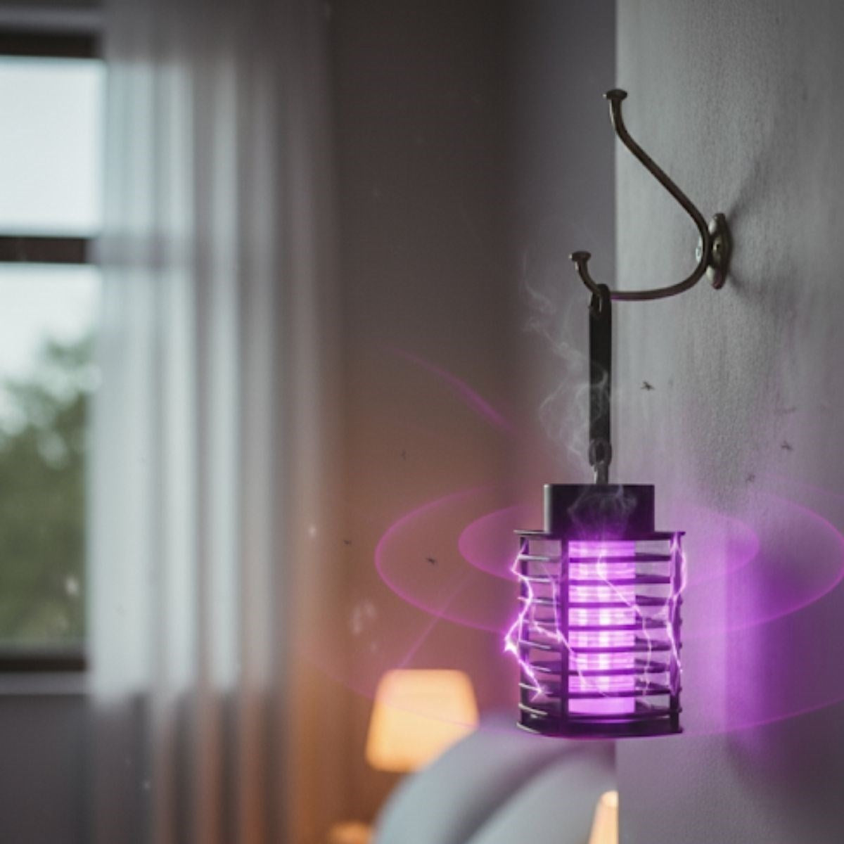 ANKAVERSE® Otomatik Akıllı Sivrisinek Öldürme Lambası Şarj Elektrik Çarpması Sivrisinek Kovucu Lamba Öldürmek Masaüstü Duvar Asmak Sinek Kıran Y20