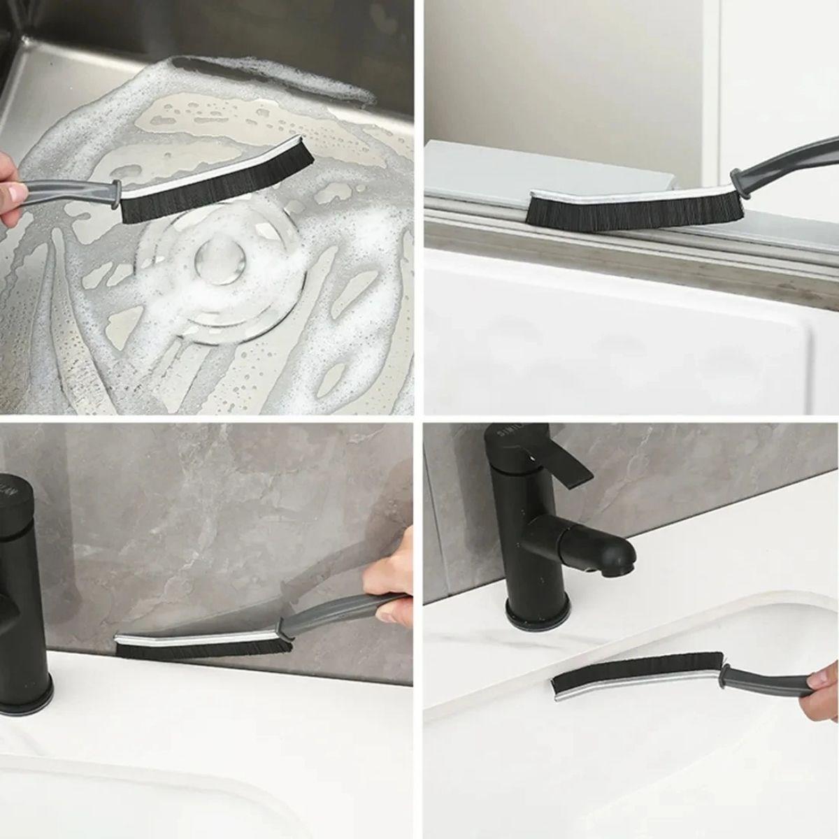 2li Çok Amaçlı Multi Ince Temizlik Fırçası Derz Arası Banyo Mutfak Lavabo Detay Temizleme Fırçası (5286)