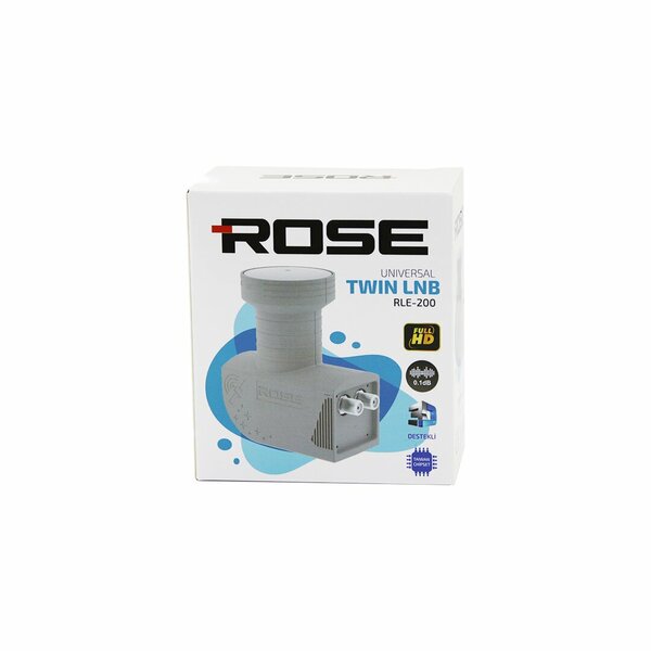 2Lİ UYDU LNB UNIVERSAL TWIN FULL HD - 3D - 0.1dB RLE-200 (5286)