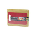 2PCS SET=AHŞAP BAMBU - PLASTİK KESİM PANOSU - KESME TAHTASI PLS:15X25CM- AHŞ:22X28CM (5286)