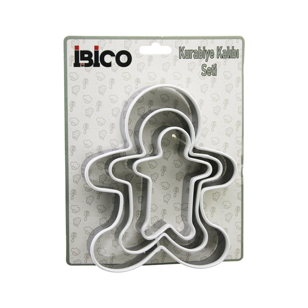 3 BOY METAL SİLİKON KENAR KILIFLI  KURABİYE KALIP SETİ  8 X 5.5CM - 9.5 X 8CM - 13.5 X 11CM (5286)