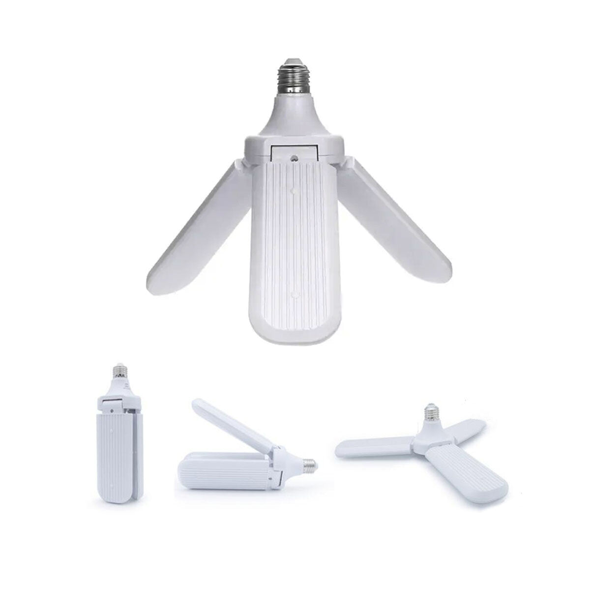 3 KOLLU PERVANE MODELİ BEYAZ LED LAMBA AMPUL 24W - E27 (5286)