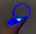 3 Modlu Pilli LED Işıklı Esnek Parti Bilekliği Mavi (5286)