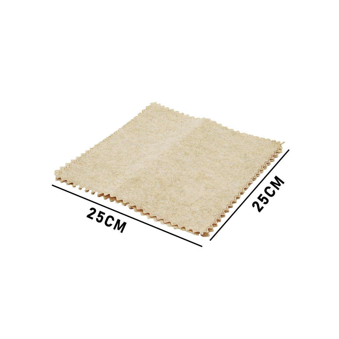 3 PCS 25X25CM YEŞİL LİF KABAK BİTİKİ ÜRETİMİ SAF DOĞAL TEMİZLİK BEZİ (5286)